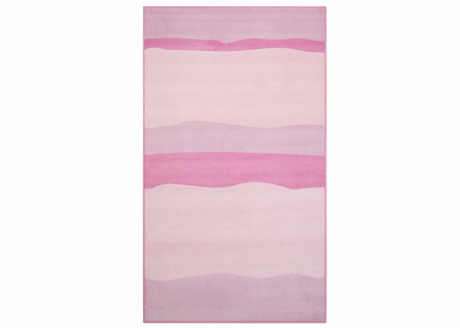 Delta Children Rugs | Pink Ombre Rectangle Area Rug For Kids, 53-Inch X 59-Inch