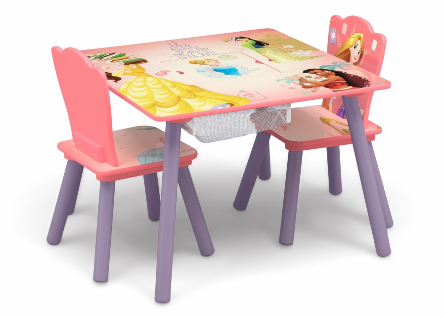 Delta Children Table & Chair Sets | Princess Table And Chair Set With Storage