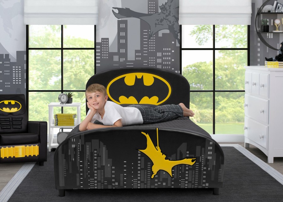 Delta Children Twin Beds & Headboards | Batman Upholstered Twin Bed