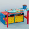 Delta Children Book & Toy Storage | Cocomelon 2-In-1 Activity Bench And Desk