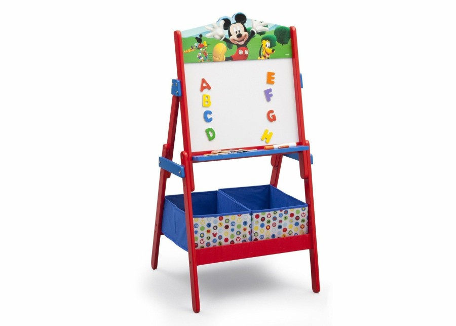 Delta Children Shop By Character | Mickey Mouse Wooden Activity Easel