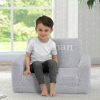 Delta Children Personalization | Personalized Cozee Flip-Out Sherpa 2-In-1 Convertible Chair To Lounger For Kids