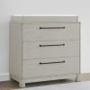 Simmons Kids Dressers & Changing Tables | Rustic 3 Drawer Dresser With Interlocking Drawers