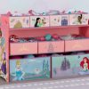 Delta Children Book & Toy Storage | Princess Deluxe 9 Bin Design And Store Toy Organizer