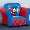 Delta Children Kids' Chairs | Mickey Mouse Kids Upholstered Chair With Sculpted Plastic Frame