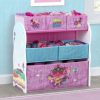 Delta Children Book & Toy Storage | Trolls World Tour Design And Store 6 Bin Toy Organizer