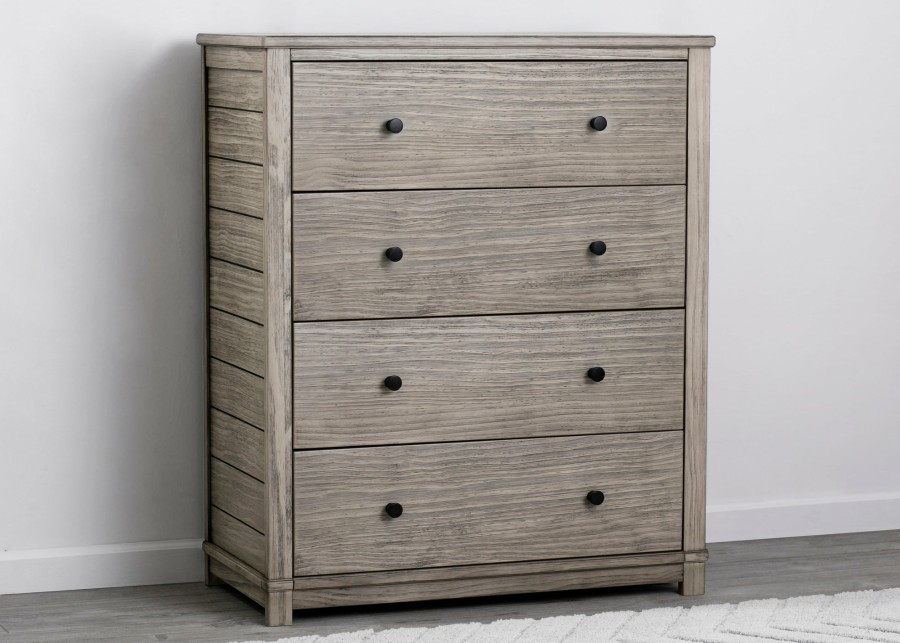 Simmons Kids Dressers & Changing Tables | Monterey 4 Drawer Chest With Interlocking Drawers