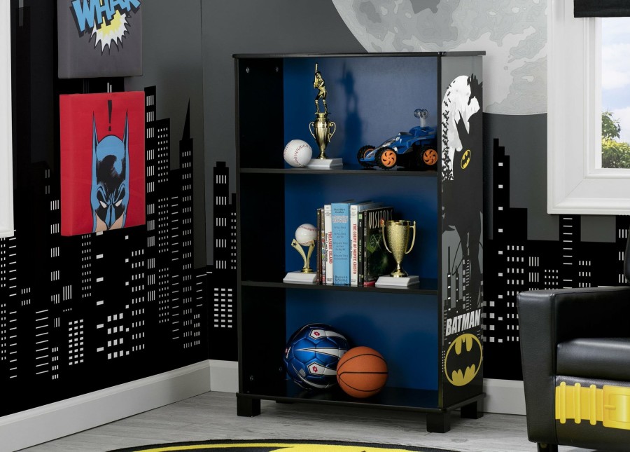 Delta Children Shop By Character | Batman Deluxe 3-Shelf Bookcase