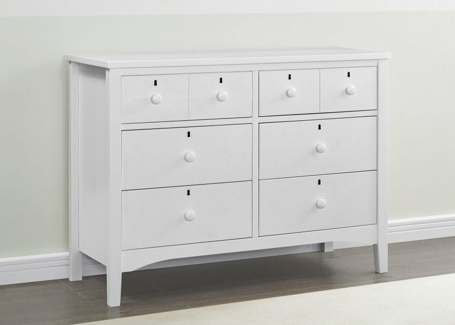 Delta Children Dressers & Changing Tables | Farmhouse 6 Drawer Dresser With Interlocking Drawers