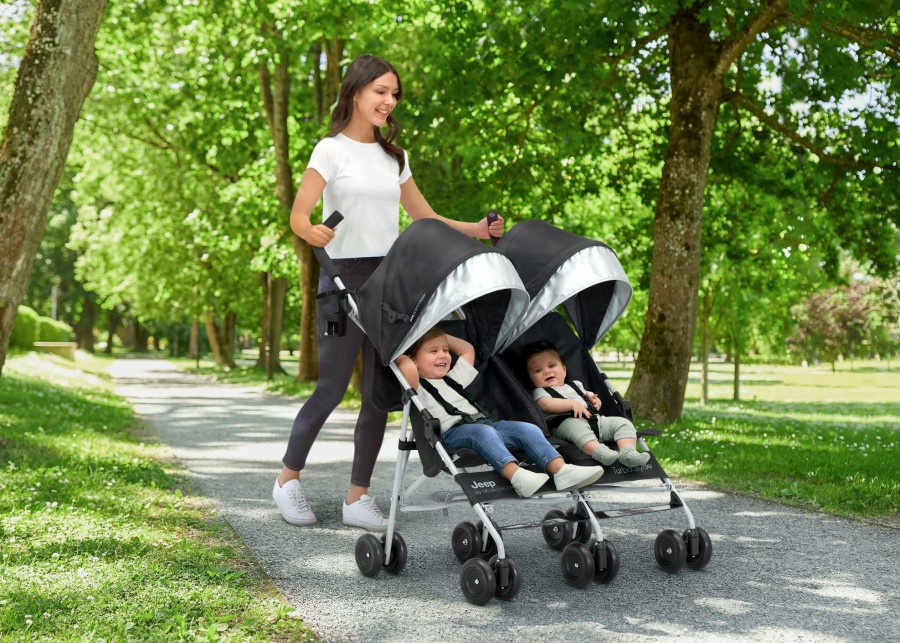 Jeep Double Strollers | Jeep Turboglyde Side By Side Double Stroller