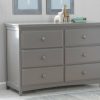 Delta Children Dressers & Changing Tables | Emerson 6 Drawer Dresser With Interlocking Drawers