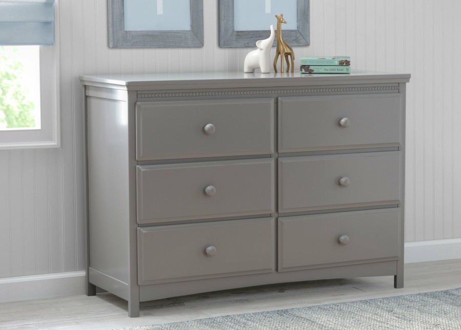 Delta Children Dressers & Changing Tables | Emerson 6 Drawer Dresser With Interlocking Drawers