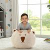 Delta Children Bike Trailers | Bear Plush Foam Pouf Ottoman