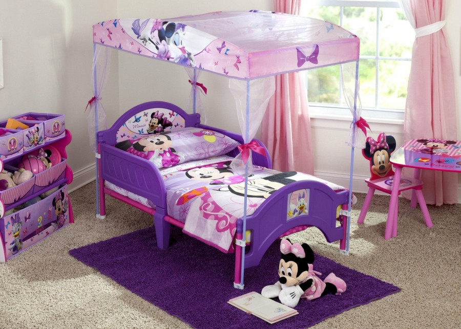 Delta Children Toddler Beds | Minnie Mouse Toddler Canopy Bed