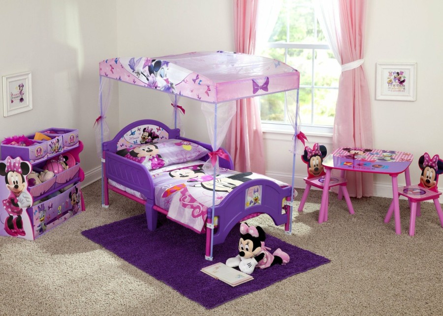 Delta Children Toddler Beds | Minnie Mouse Toddler Canopy Bed