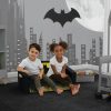 Delta Children Play Couches | Batman Cozee Flip-Out Sofa - 2-In-1 Convertible Sofa To Lounger For Kids