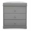 Delta Children Dressers & Changing Tables | Skylar 3 Drawer Dresser With Changing Top