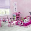 Delta Children Toddler Beds | Minnie Mouse Plastic Sleep And Play Toddler Bed