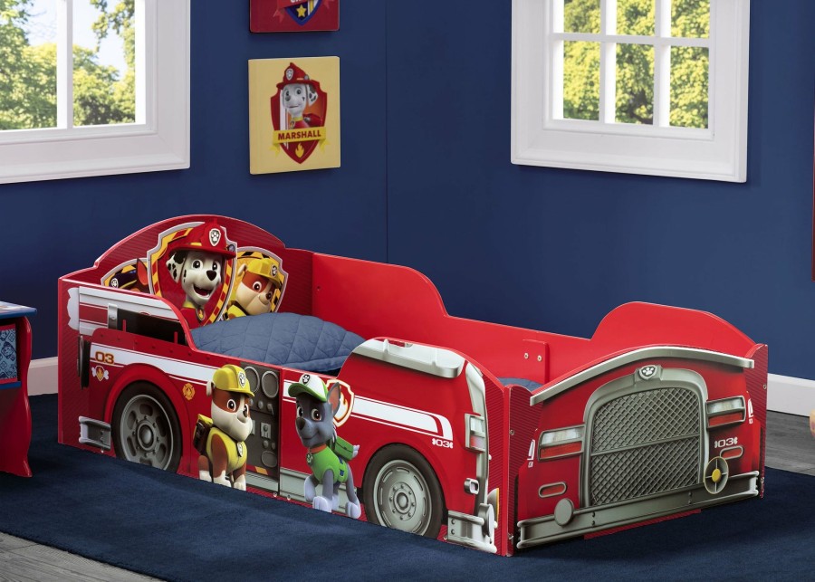 Delta Children Shop By Character | Paw Patrol Wood Toddler Bed