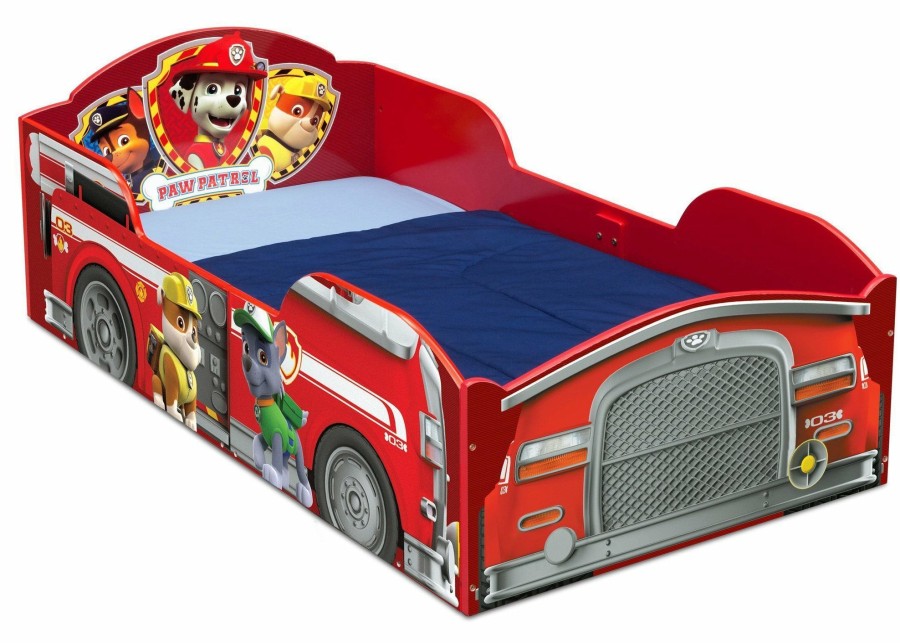 Delta Children Shop By Character | Paw Patrol Wood Toddler Bed