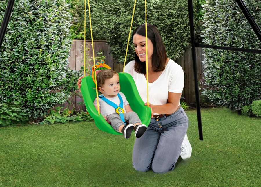 Delta Children Outdoor | Cocomelon 2-In-1 Outdoor Kids Swing