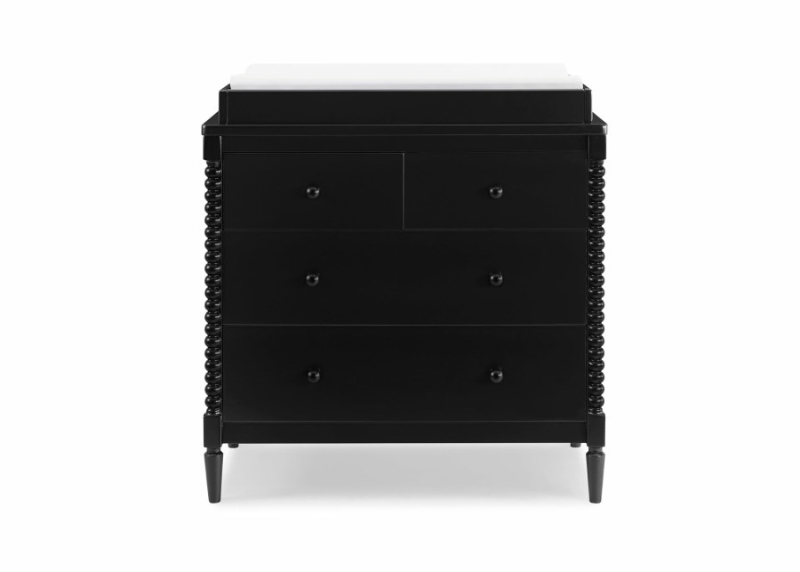 Delta Children Dressers & Changing Tables | Saint 4 Drawer Dresser With Changing Top And Interlocking Drawers