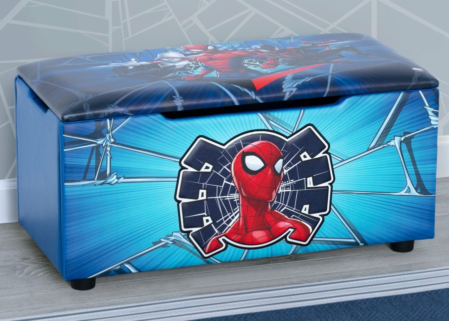 Delta Children Storage | Spider-Man Upholstered Storage Bench For Kids