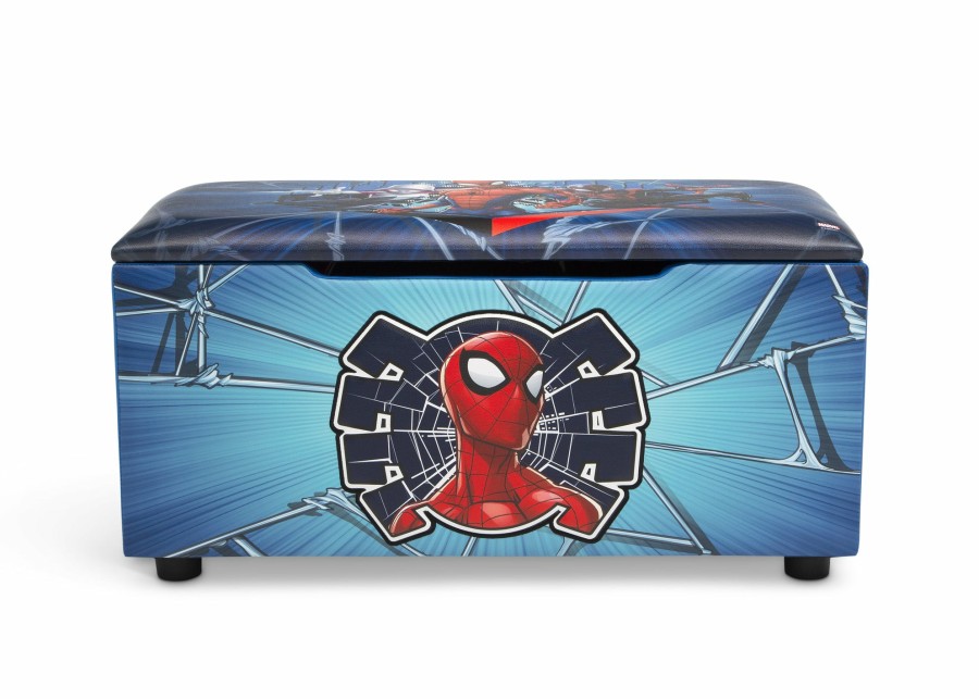 Delta Children Storage | Spider-Man Upholstered Storage Bench For Kids