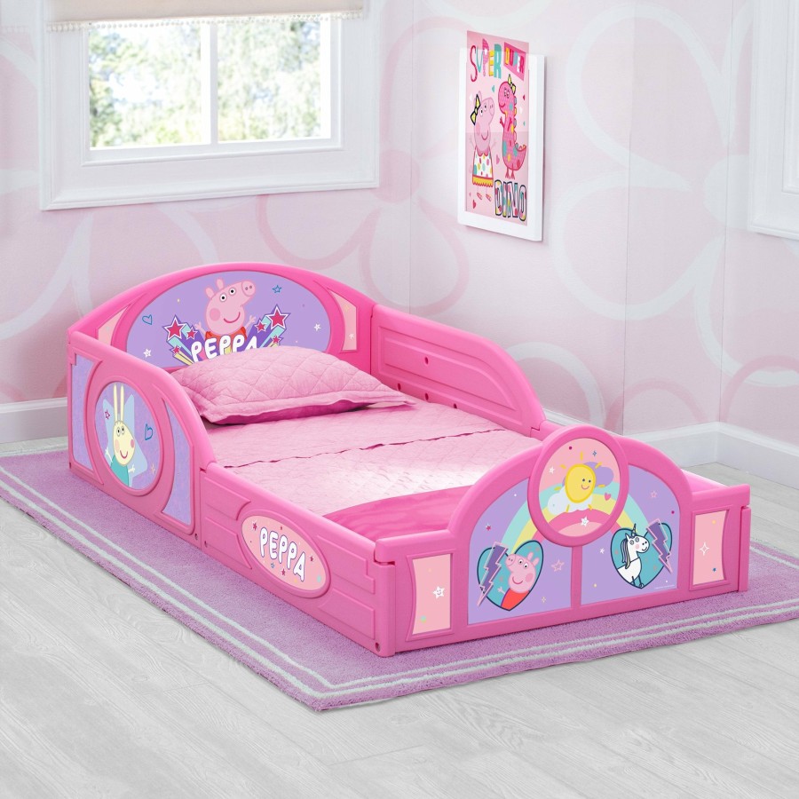 Delta Children Toddler Beds | Peppa Pig Plastic Sleep And Play Toddler Bed