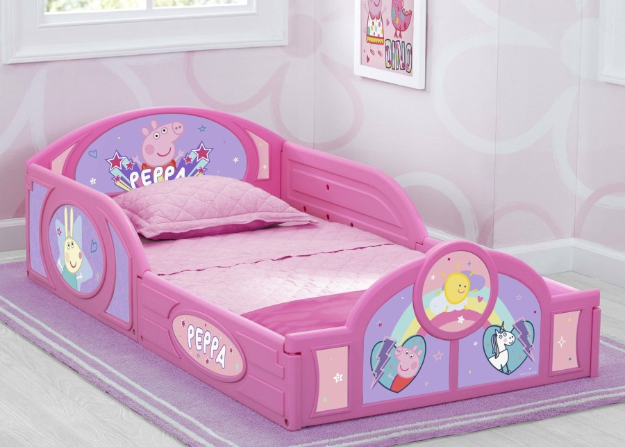 Delta Children Toddler Beds | Peppa Pig Plastic Sleep And Play Toddler Bed