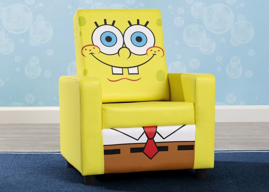 Delta Children Kids' Chairs | Spongebob Squarepants High Back Upholstered Chair