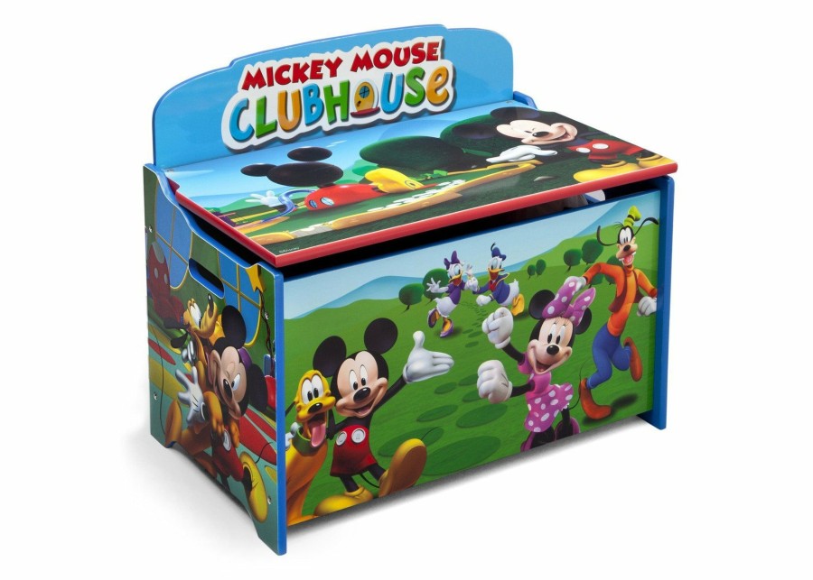 Delta Children Shop By Character | Mickey Mouse Deluxe Toy Box