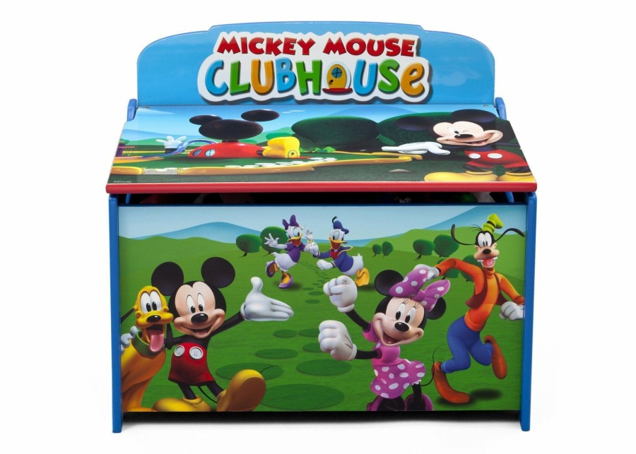 Delta Children Shop By Character | Mickey Mouse Deluxe Toy Box