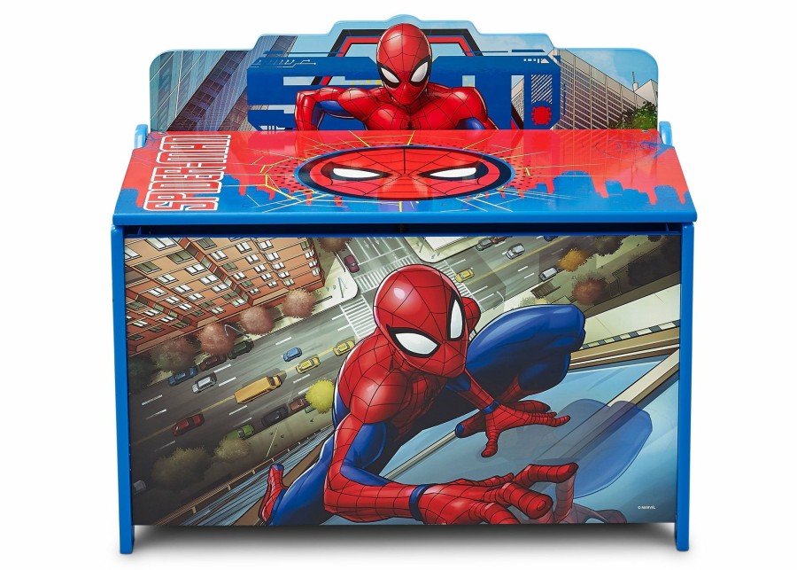 Delta Children Book & Toy Storage | Spider-Man Deluxe Toy Box