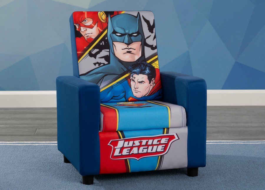 Delta Children Kids' Chairs | Justice League High Back Upholstered Chair