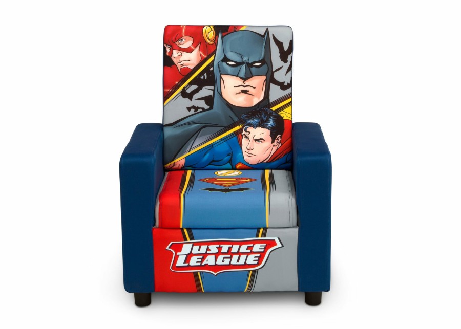 Delta Children Kids' Chairs | Justice League High Back Upholstered Chair