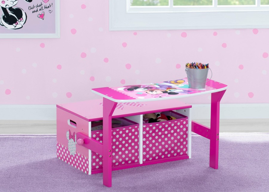 Delta Children Activity Desks | Minnie Mouse Activity Bench