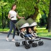 Jeep Double Strollers | Jeep Turboglyde Plus Side By Side Double Stroller