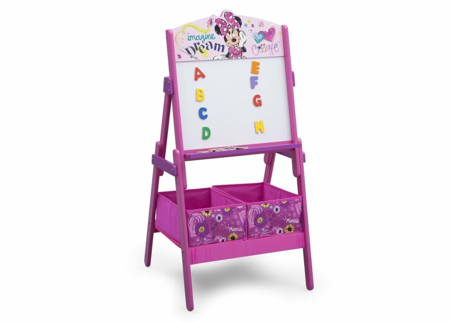 Delta Children Shop By Character | Minnie Mouse Wooden Activity Easel