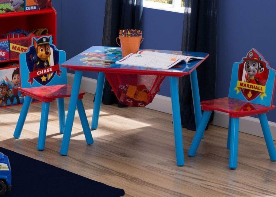 Delta Children Table & Chair Sets | Paw Patrol Table & Chair Set With Storage