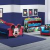 Delta Children Toddler Beds | Mickey Mouse Plastic 3D Toddler Bed