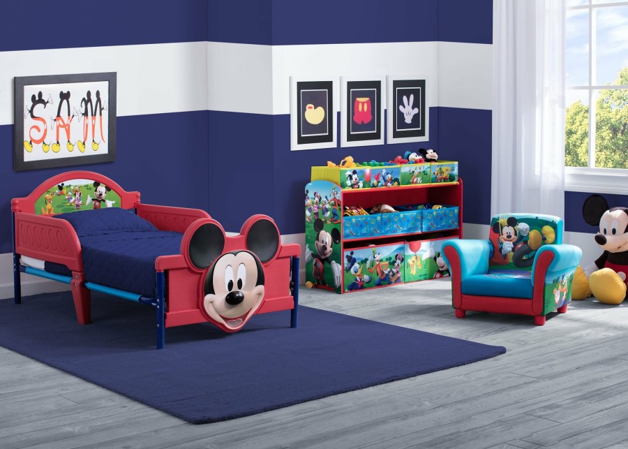 Delta Children Toddler Beds | Mickey Mouse Plastic 3D Toddler Bed