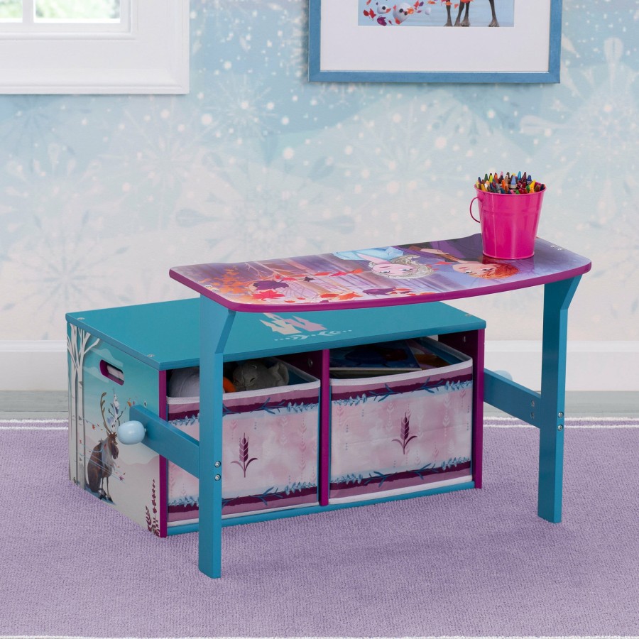 Delta Children Activity Desks | Frozen Ii Convertible Activity Bench