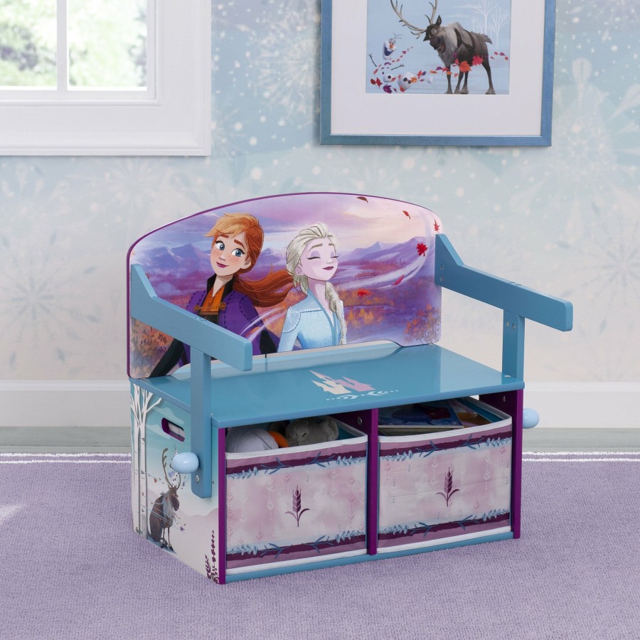 Delta Children Activity Desks | Frozen Ii Convertible Activity Bench