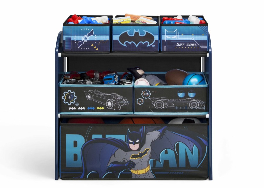 Delta Children Shop By Character | Batman 6 Bin Design And Store Toy Organizer