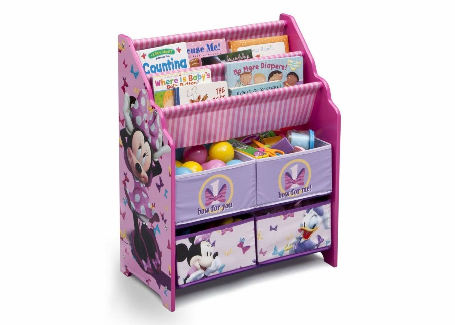 Delta Children Shop By Character | Minnie Mouse Book & Toy Organizer