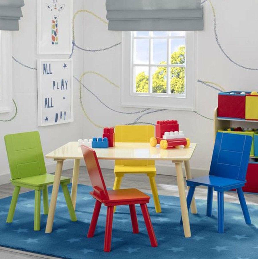 Delta Children Table & Chair Sets | Kids Table And Chair Set (4 Chairs Included)