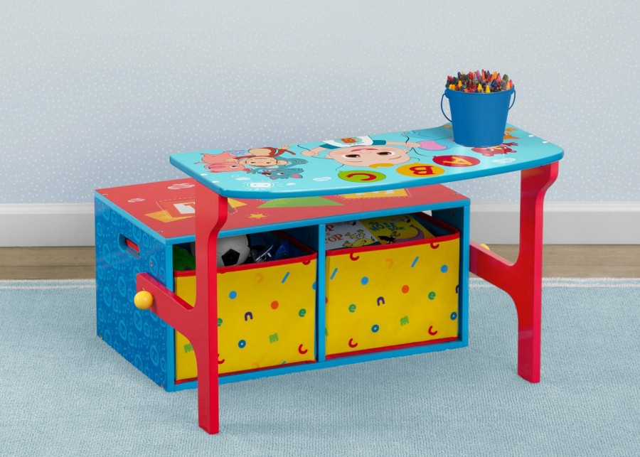 Delta Children Activity Desks | Cocomelon 2-In-1 Activity Bench And ...