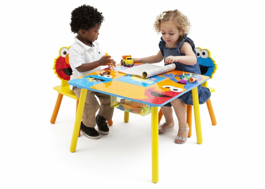 Delta Children Table & Chair Sets | Sesame Street Table And Chair Set With Storage