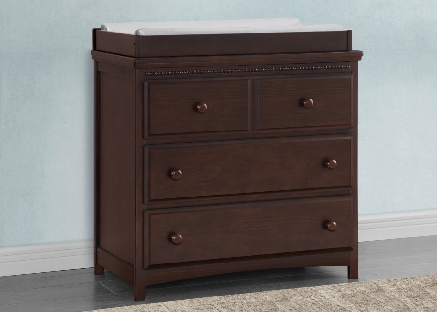 Delta Children Dressers & Changing Tables | Emerson 3 Drawer Dresser With Changing Top